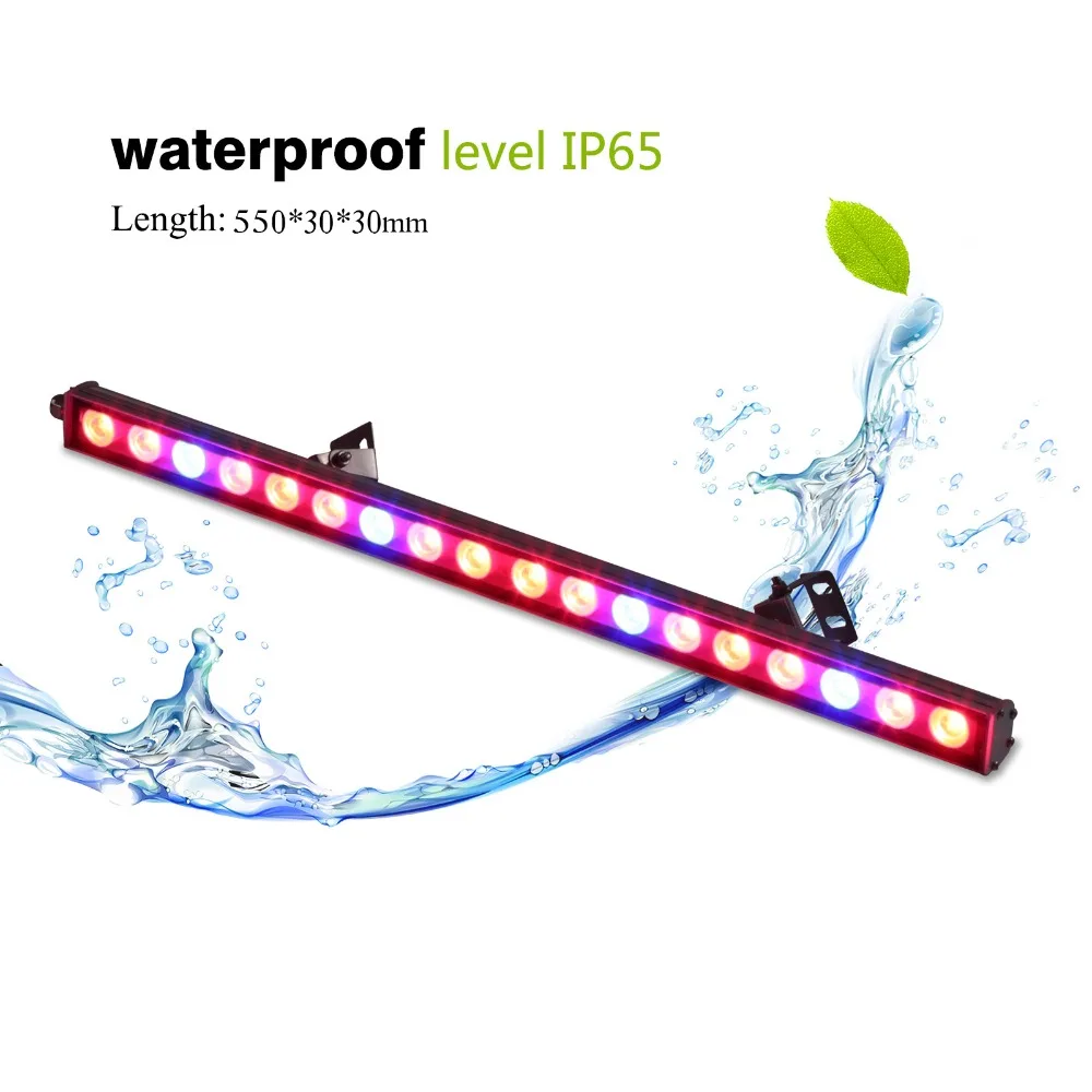 54w IP65 Waterproof Led Grow Light Bar strip LEDs for plant growth veg