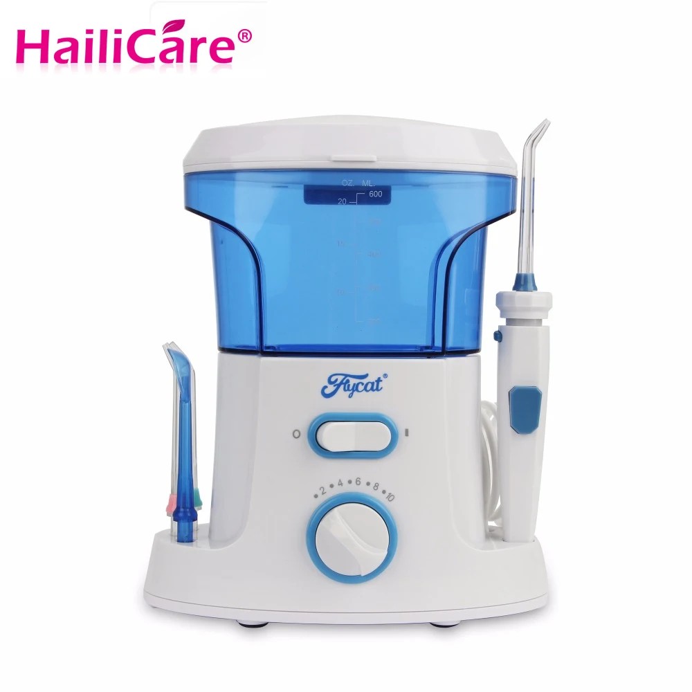 

New Dental Floss Water Oral Flosser Portable dental Irrigator Care 7pcs Tips Electric Oral Teeth Cleaning Water Pick Tank 600ml
