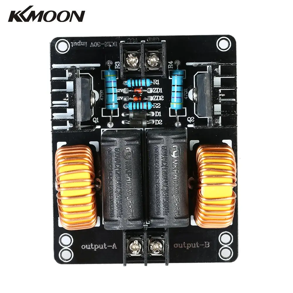 

1000W Low Voltage Driver Board Induction Heating Board Module Flyback Driver Heater Marx Generator Tesla Coil Power Supply Board