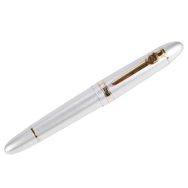 Light Grey JINHAO 159 18KGP 0,7 мм СРЕДНИЙ перо с широким основанием авторучка офисная авторучка с коробкой - Цвет: Light Grey