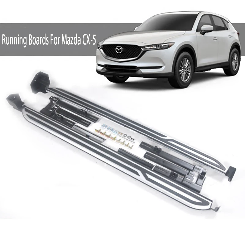 

JIOYNG Running Boards For Mazda CX-5 2017 2018 2019 Auto Side Step Bar Pedal nurf bar Brand New Car Nerf Bars Accessories