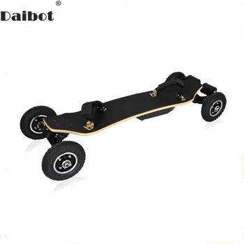 Billig Daibot Offroad Elektrisches Skateboard 4 Rad Elektrische Roller Leistungsstarke 1650W * 2 36V Hub Motor Erwachsene Longboard Elektrische Skateboard