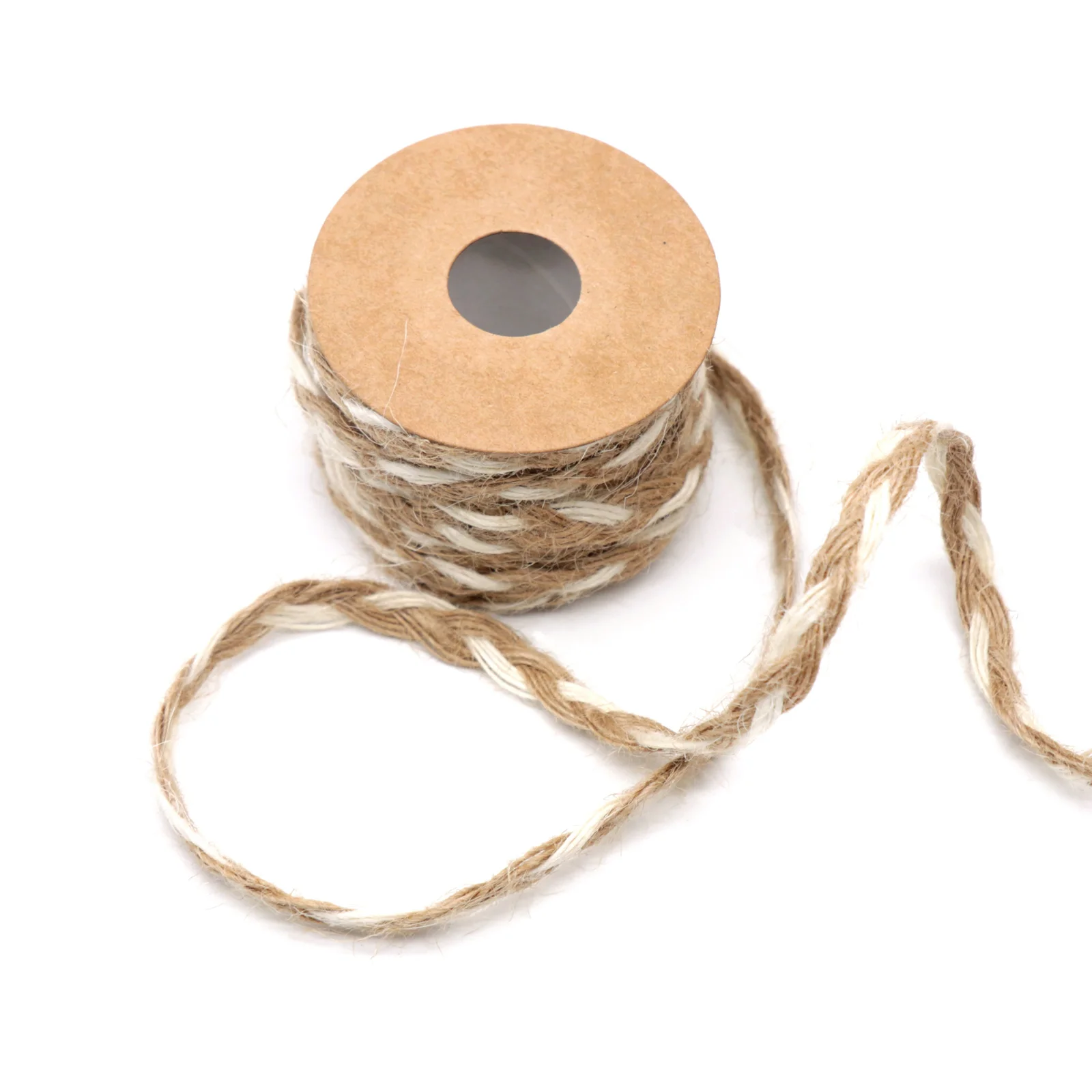 5m Natural Hessian Jute Burlap Twine Ribbon Hemp Rope Cord String For ...