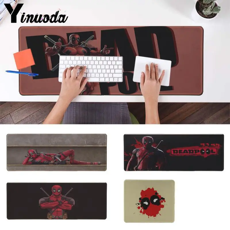 

Yinuoda Cool New deadpool comics online Natural Rubber Gaming mousepad Desk Mat Computer Peripherals Keyboard Pad Home Gifts Mat
