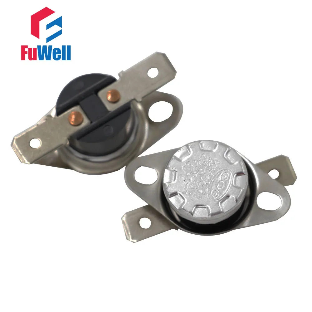 10pcs 250V 10A Temperature Controlled Switch Thermostat 125C Celsius N.C KSD301