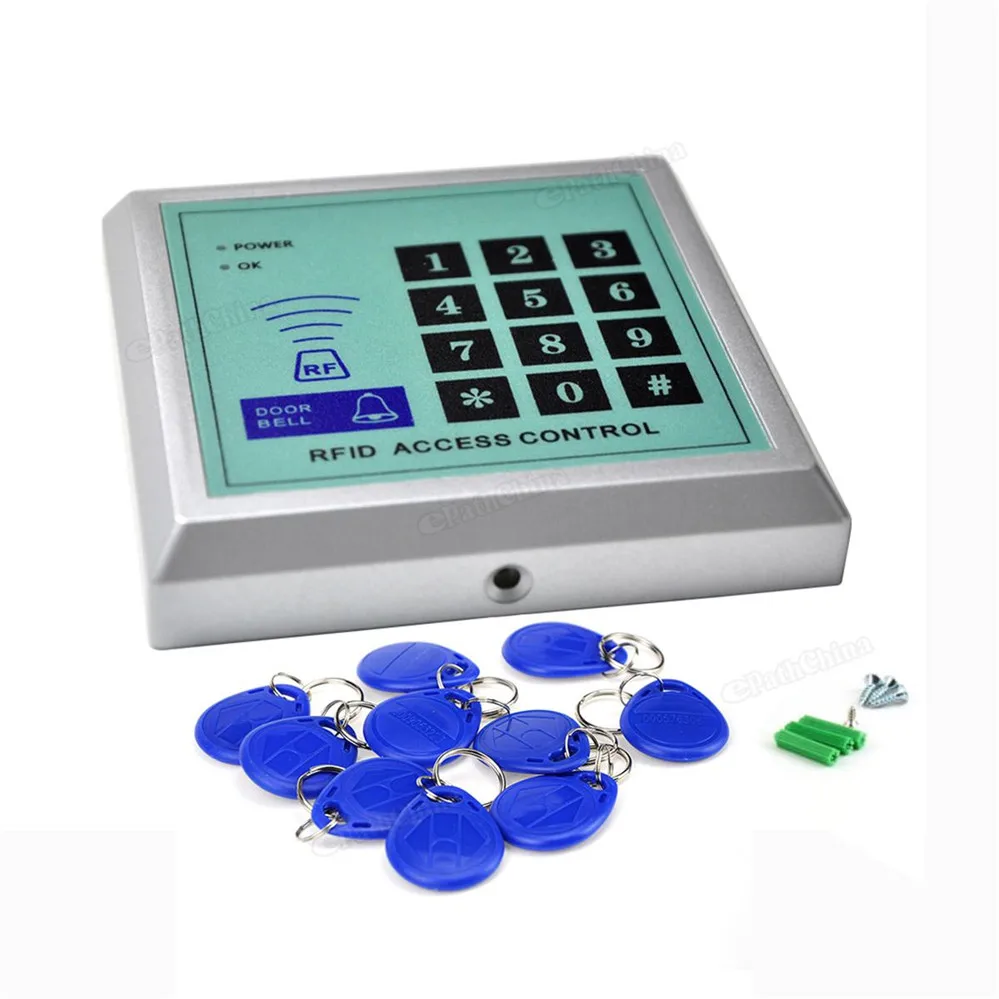

Security RFID Proximity Entry Door Lock Card Access Control System 500 User +10 Keys