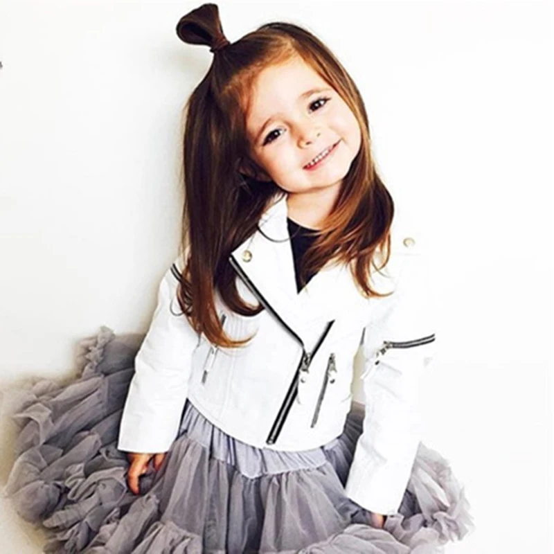 Fashion Kids Leather Jacket For Girls PU Jacket Children Leather Outwear For Girl Costume Baby Girls Jackets and Coats Boys Fashion Kids Leather Jacket For Girls PU Jacket Children Leather Outwear For Girl Costume Baby Girls Jackets and Coats Boys