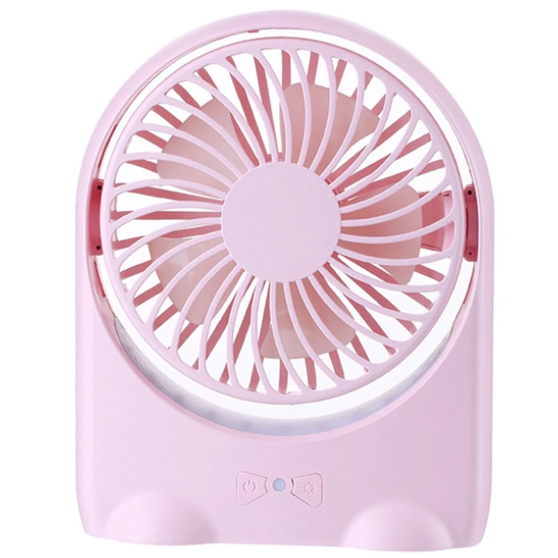 

Usb Charging Fan Home Mini Office Handheld Rabbit Fans With Desk Base Rechargeable Air Conditioner