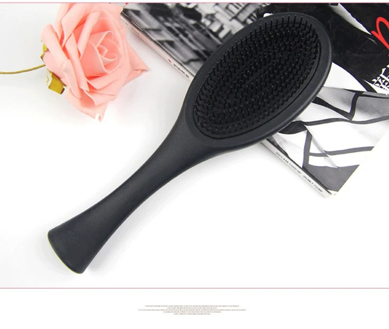 Hair Comb Brush Salon Detangling Kids Gentle Women Men Combs Tangle Wet&Dry Bristles Handle Tangle Detangling Comb Anti-knotting-6