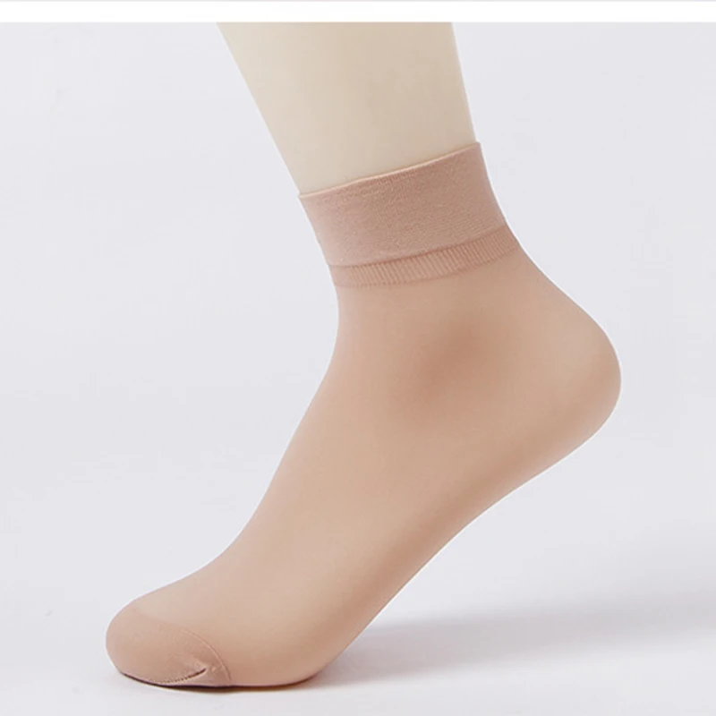 12 пар/лот = 24 штуки, одноцветные Модные женские носки, прозрачные тонкие шелковые носки, женские короткие носки для женщин