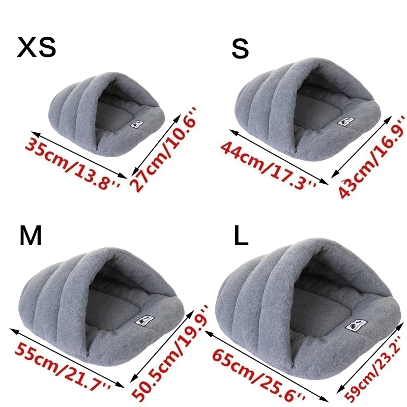 High Quality Warm Sleeping Fleece Dog Bed 6 colors Soft Material keep Warming dog nest Pet Cat Small Dog Puppy Sleeping Bag High Quality Warm Sleeping Fleece Dog Bed 6 colors Soft Material keep Warming dog nest Pet Cat Small Dog Puppy Sleeping Bag
