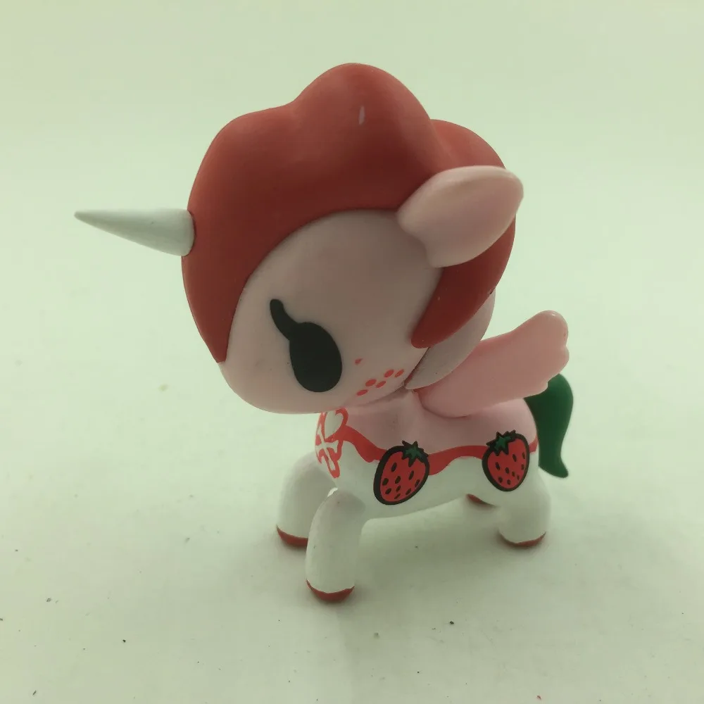 

Tokidoki Unicorno Series 4 Ruby Strawberry 3" Mini Vinyl Toy Figure