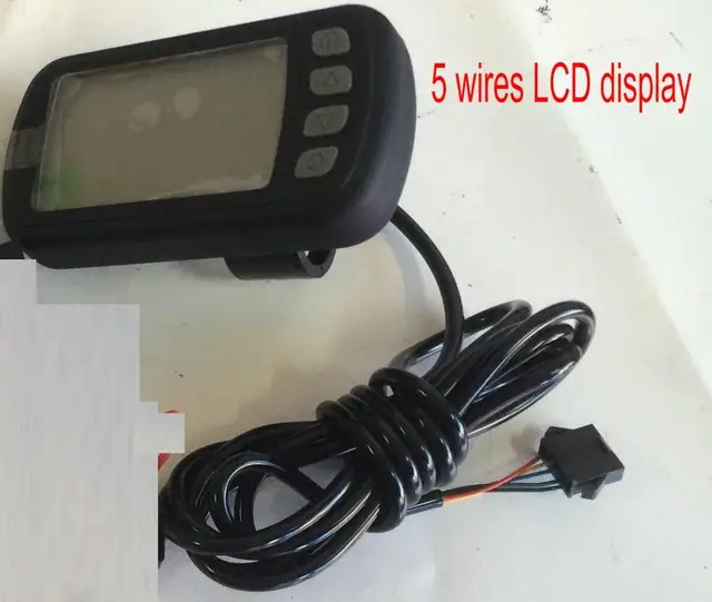 24v36v48v 5 wires lcd display manual control panel for electric scooter