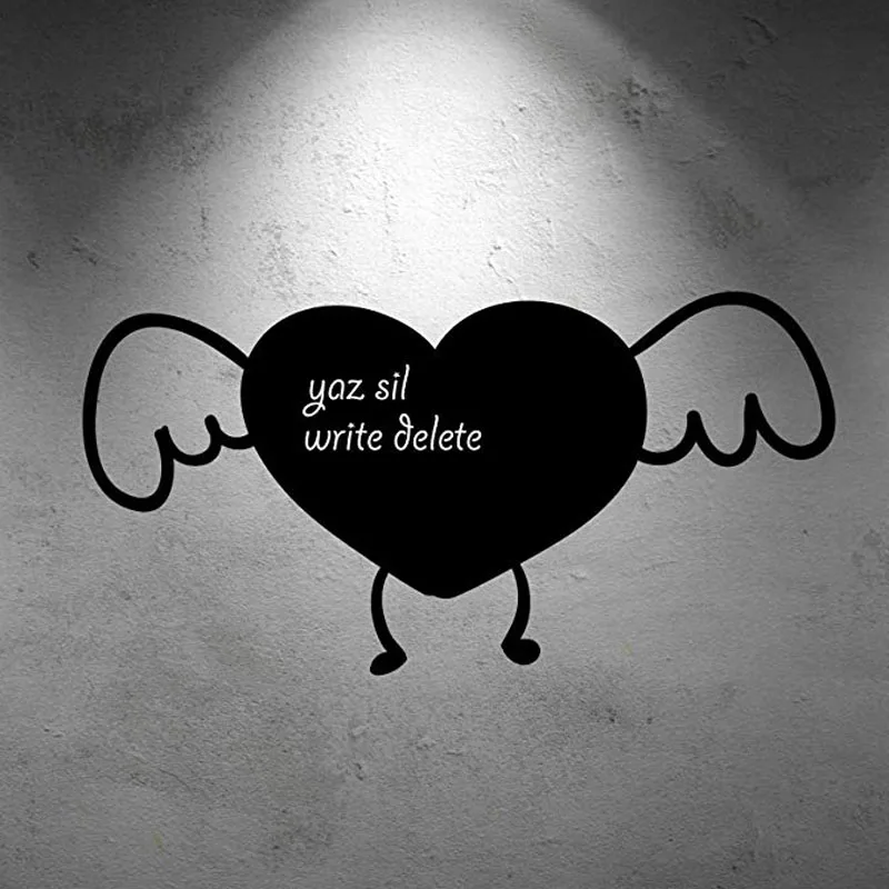Decorative Modern Design Big Love Wing Sweet Wall Stickers for Living Room Vinyl Decals Bedroom Art Decor Poster Murals K671 | Дом и сад