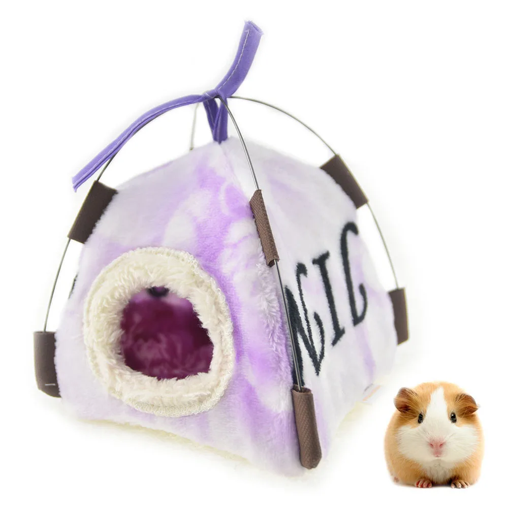 

Cute Guinea Pig Hamster House Bed Hammock Winter Warm Squirrel Hedgehog Chinchilla Bed House Tent Cage Nest Hamster Accessories