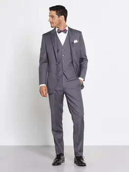 

groom wedding suits for men suit dinner groom tuxedos for 2020 3 piece suit gray