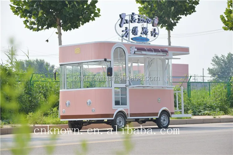 Фабрика питания Электрический 4 колеса Филиппины ручной толчок фургон для продажи еды на продажу