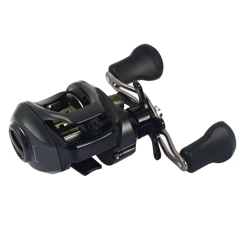 

Dripping Wheel Metal Durable Spool Gear Fishing Wheel Rock Fishing Practical Black Fishing Tools Metal Rocker Fishing Rod