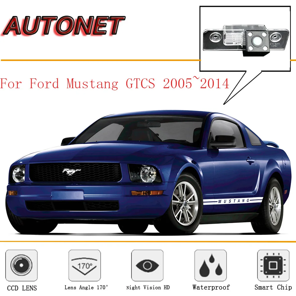 AUTONET заднего вида Камера для Ford Mustang GT/CS 2005~ /CCD/Ночное видение/Обратный Камера /Backup Камера/номерной знак Камера