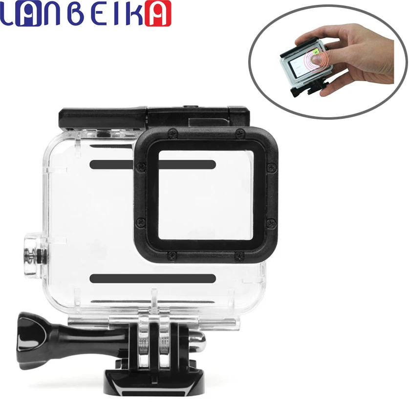 LANBEIKA For Gopro Hero 6 5 Touchbackdoor Diving Waterproof Housing