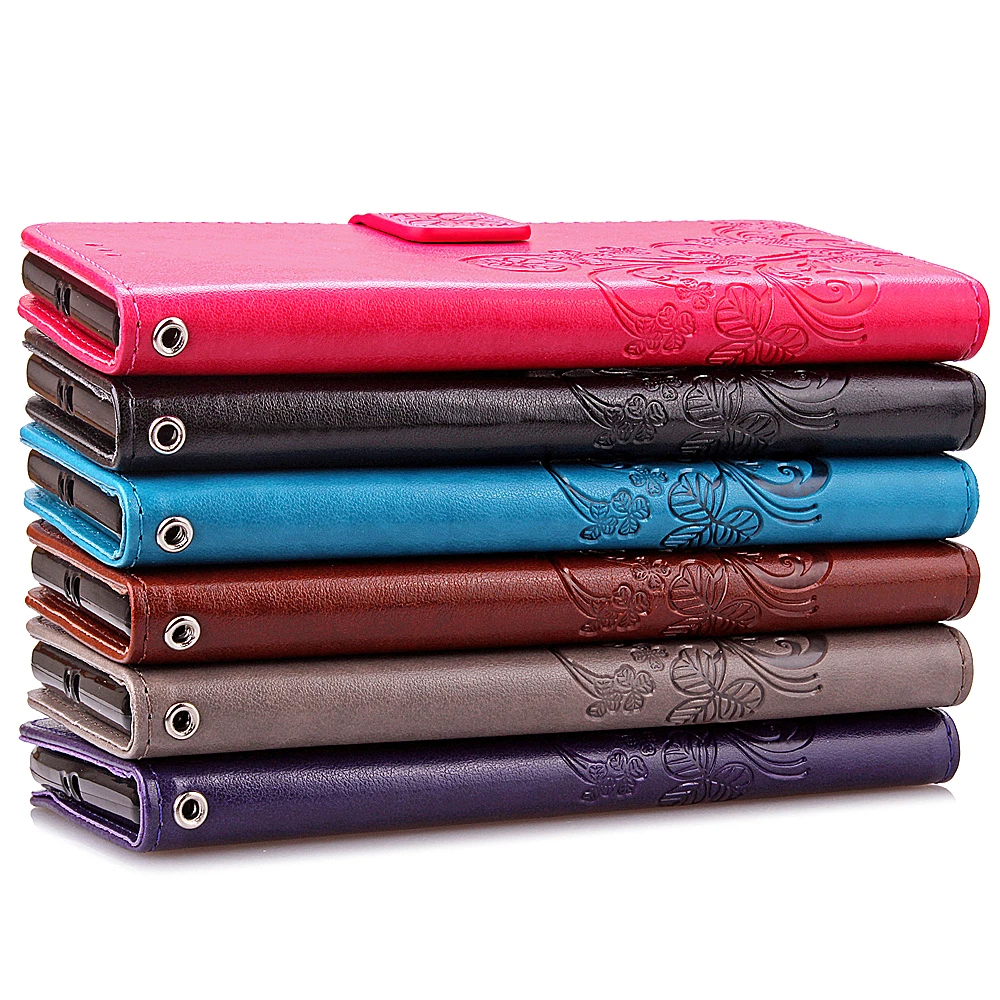 

Shockproof Leather Flower Pattern Flip Stand Card Slot Wallet Protect Luxury Holder Back Case Cover For Xiaomi MAX 2 3 MIX 2S