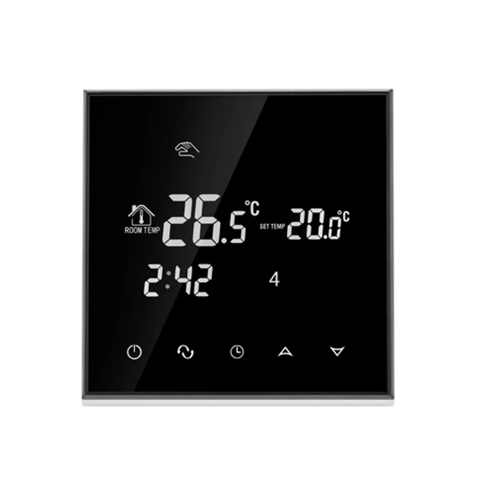 

JUESENWDM weekly Programmable Underfloor Heating Thermostat LCD Touch Screen Room Temperature Controller Thermostat