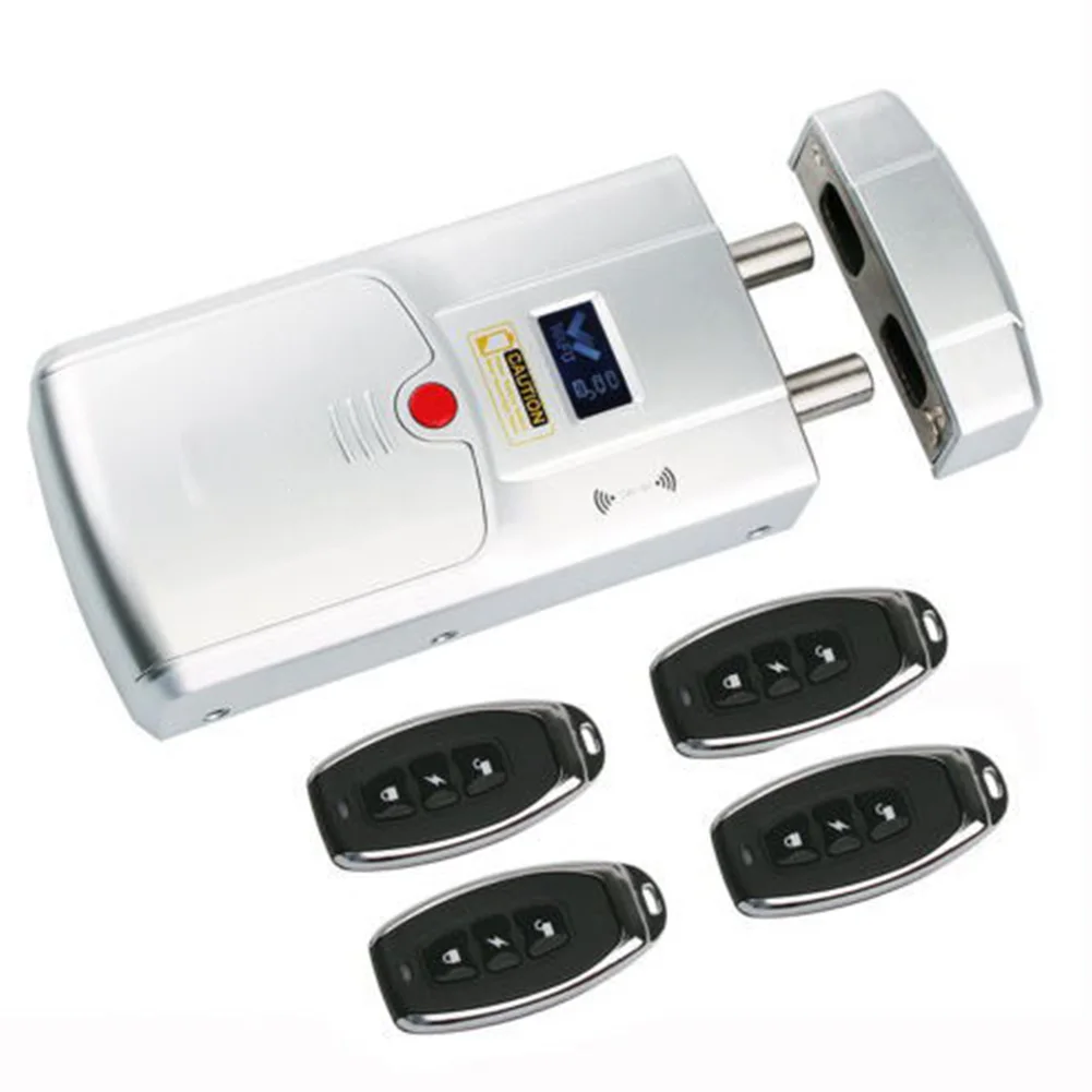 

Entry Remote Electric Lock IOS Android Wireless Security Intelligent Battery Powered Door Keyless Cabinet Dual Circuit Drawer