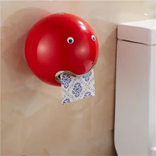 3D multicolor Durable Baño Montado En la Pared ABS Plástico de Papel Higiénico Titular de Rollo de Papel Higiénico Titular de Rollo de Papel de Fumar titular