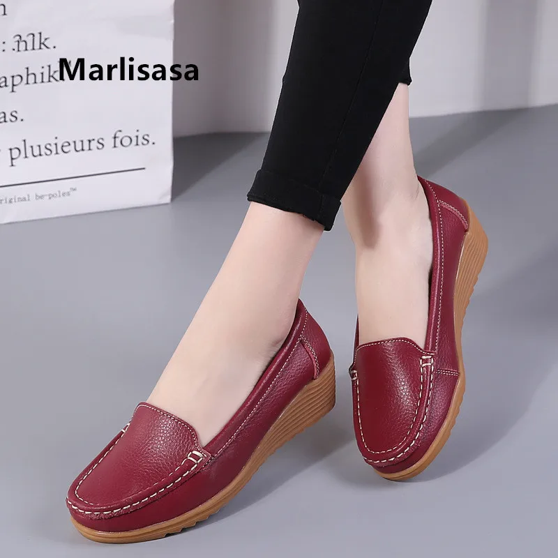 Marlisasa Frauen Flache Schuhe/женские классические туфли высокого качества на плоской