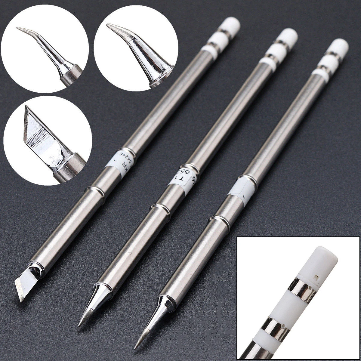 T12 Series Lead-free Soldering Tip Replacement Soldering Iron Tip Head Welding Accessories for HAKKO Soldering Rework Station