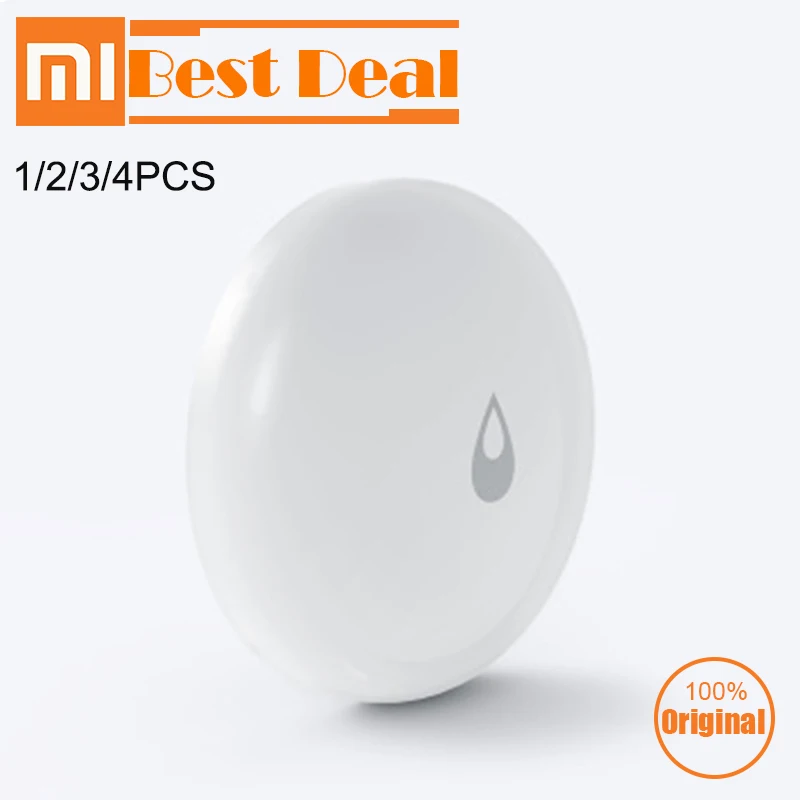 

Original Xiaomi Aqara Water Leak Sensor Monitor Mi Remote Control Small Sensitive Durable Detector Alarm Mijia Mi Home Security