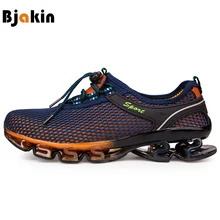 Bjakin кроссовки для бега мужская уличная спортивная обувь амортизирующие женские кроссовки профессиональная спортивная обувь Большие размеры пара 35-48