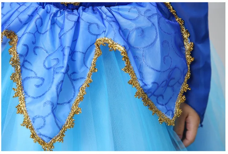 Children's Dress Girls Performance Dresses Sleeping Beauty Aurora Princess Full Sleeve Cosplay Costume For Baby Girl Party Cloth (14)