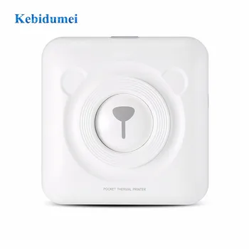 

kebidumei Mini Thermal Photo Printer For Mobile Phone Portable Pocket Printer Bluetooth Printer For iOS Android Windows 57mm
