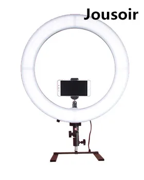 

Dimming 14'' 40W Stepless LED Ring Light+Bluetooth Remote+Tripod+Carry Bag For Photo Studio Photography Makeup Lamp CD50