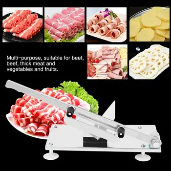 

Adjustable Manual Meat Beef Mutton Sheet Roll Cleavers Cutter