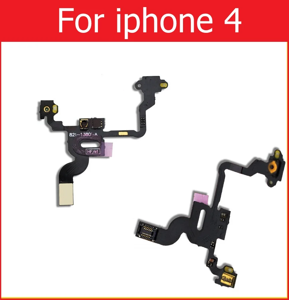 Фото Гибкий кабель для iPhone 4, 4S, 5, 5S, 5C, SE, кнопка включения/выключения звука и питания №2