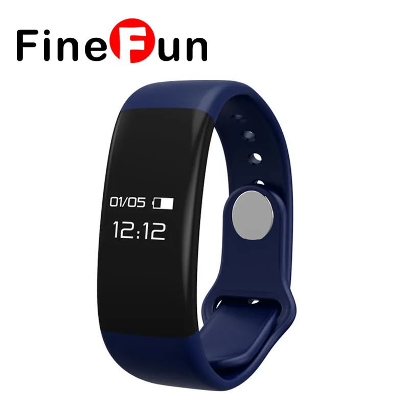 FineFun Waterproof H30 Bluetooth Smart Band Bracelet Heart Rate Monitor Fitness Tracker Smart Wristband For IOS