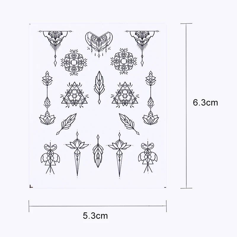 24 листа ногтей Водные Наклейки геометрические Цветы Луна дизайн ногтей перевод рисунка Переводные картинки декоративные наклейки случайный узор