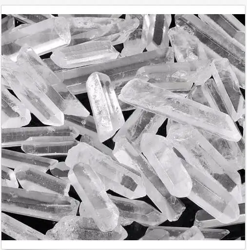 Прозрачный кристалл кварца точки 1/2 фунтов оптом партия природный минеральный образец жезла(8 унций