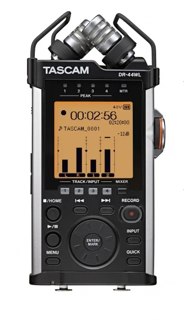TASCAM DR-44WL линейный PCM рекордер Новейший беспроводной Новый Wi-Fi транспортный