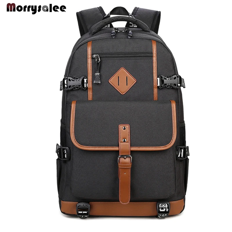 Casual Backpack Men's College Students Bag retro Backpack College wind Travel Computer Bag