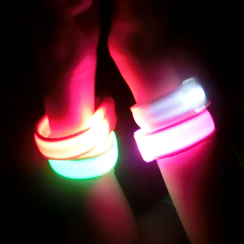 200pcs-Christmas-Gifts-Party-Glow-LED-Flashing-Bracelets-LED-Bracelet ...