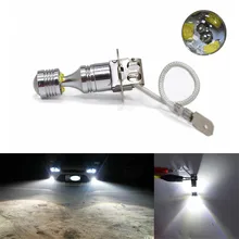 

1pair High Power H3 LED Bulb 6000K LED Replacement Bulbs For Fog Lights Driving DRL NEW