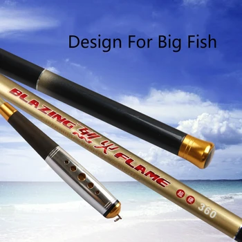 

High Carbon Stream Rod 3.6/4.5/5.4/6.3M Retractable Short Section Hand Pole Fishing Pole for Carpfish High Quality Fishing Set