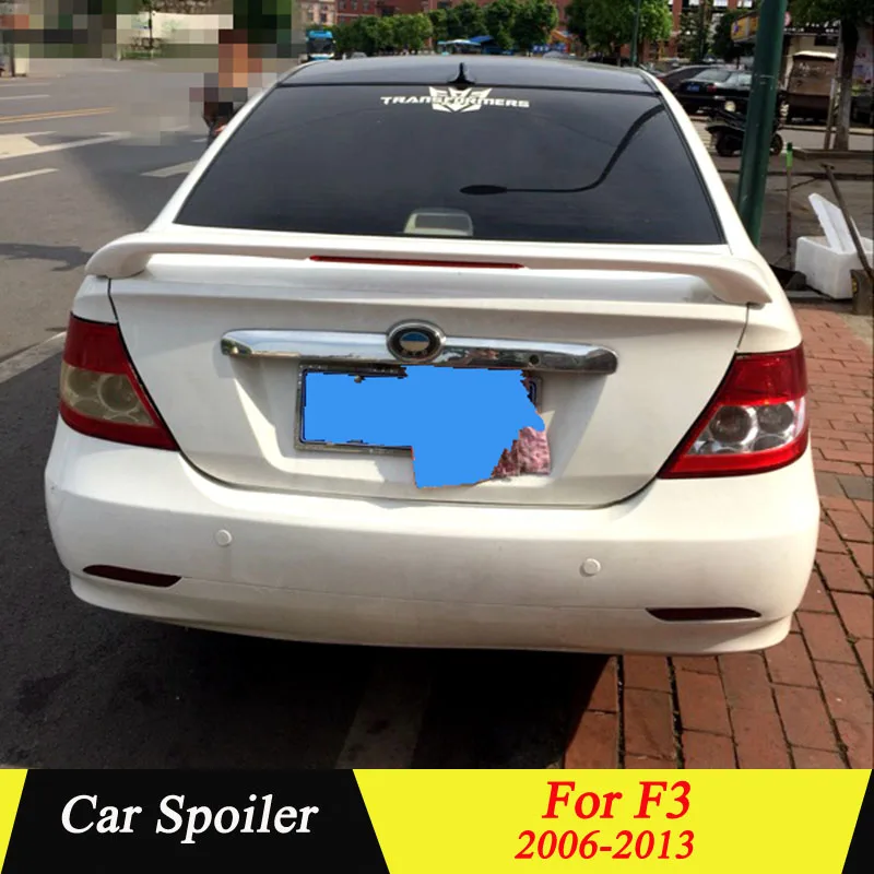 

For BYD F3 2006-2013 Rear Trunk Spoiler High Quality ABS Plastic Primer Color Car Tail Wing Decoration For BYD F3