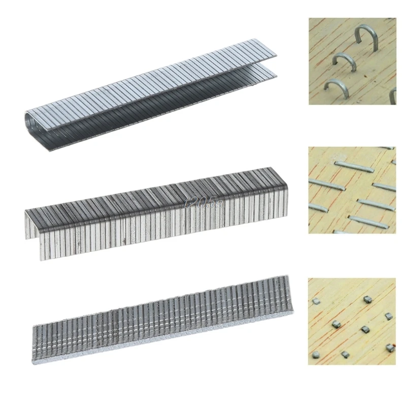 

1000 Pcs/Pack U Shaped/Door Shaped/T Shaped Staples Nails for Staple Gun Stapler T25 Drop ship