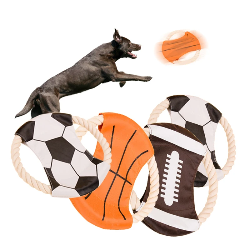 

2019 New Dog Flying Discs Pet Chew Toy Dog Training Round Dog Daily Exercise Training Frisby Interactive Toys Pet Supplies