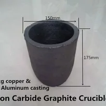 A8# карбид кремния Графитовый тигель для 8 кг меди и 3,5 кг алюминий литье, плавление тигле/заливки латунь тигель