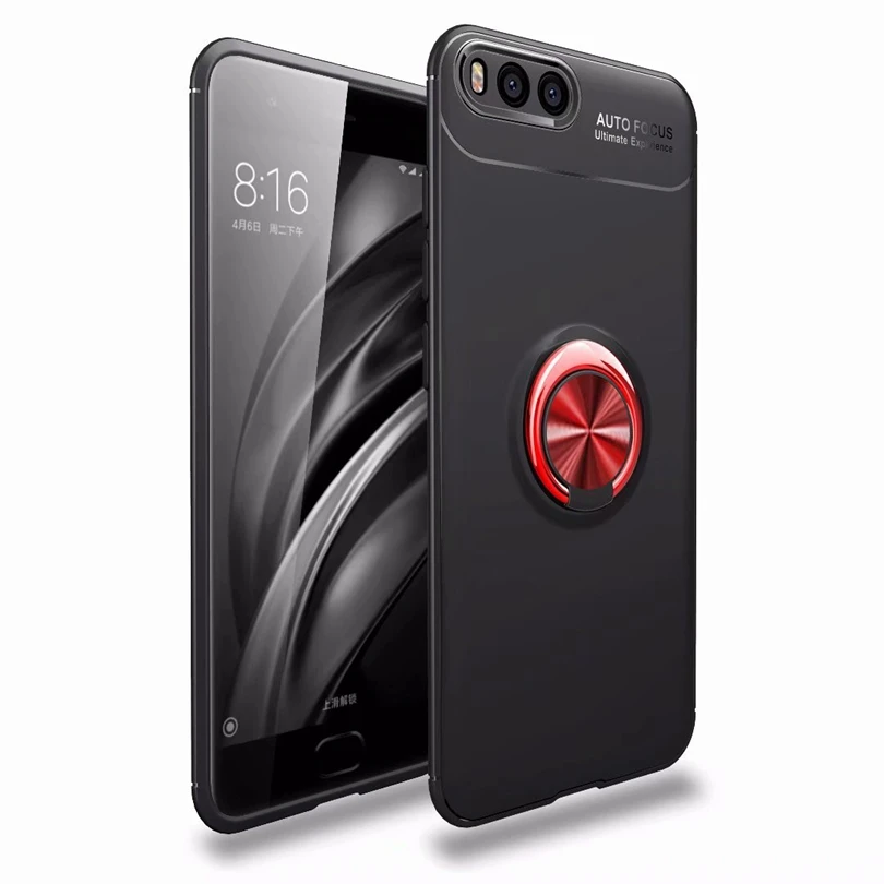 For Xiaomi 6 / MI MI6 MCE16 5.15&quot Case Magnetic Car Holder 360 Rotating Finger Ring Phone Cover Capa |